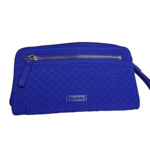 VERA BRADLEY Gage Blue Wristlet